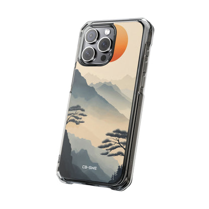 Mountains Embrace Sun iPhone Case - Impact