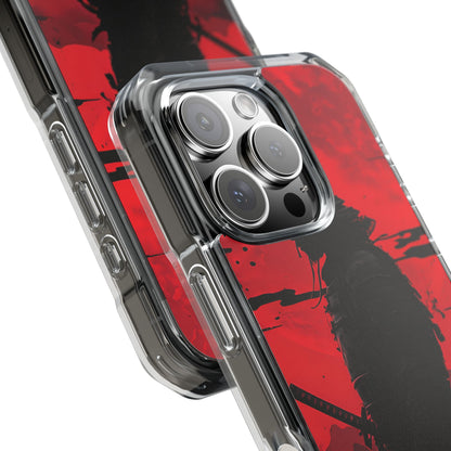 Red Samurai Shadow iPhone Case - Impact