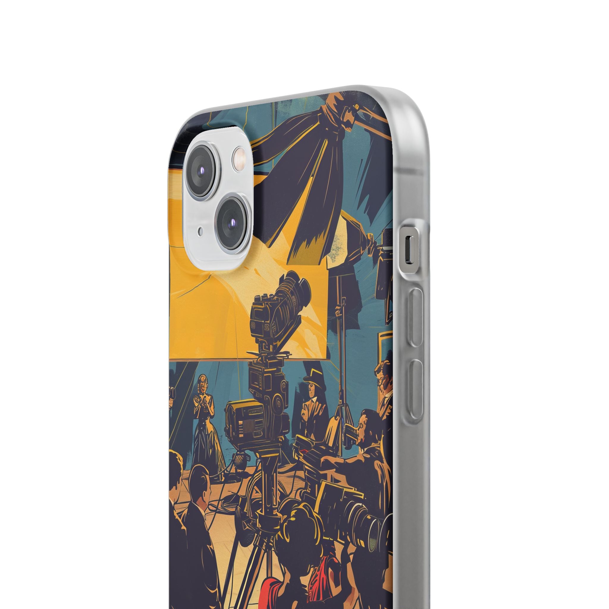 Golden Era Cinematic Spotlight iPhone 14 - Flexi Phone Case