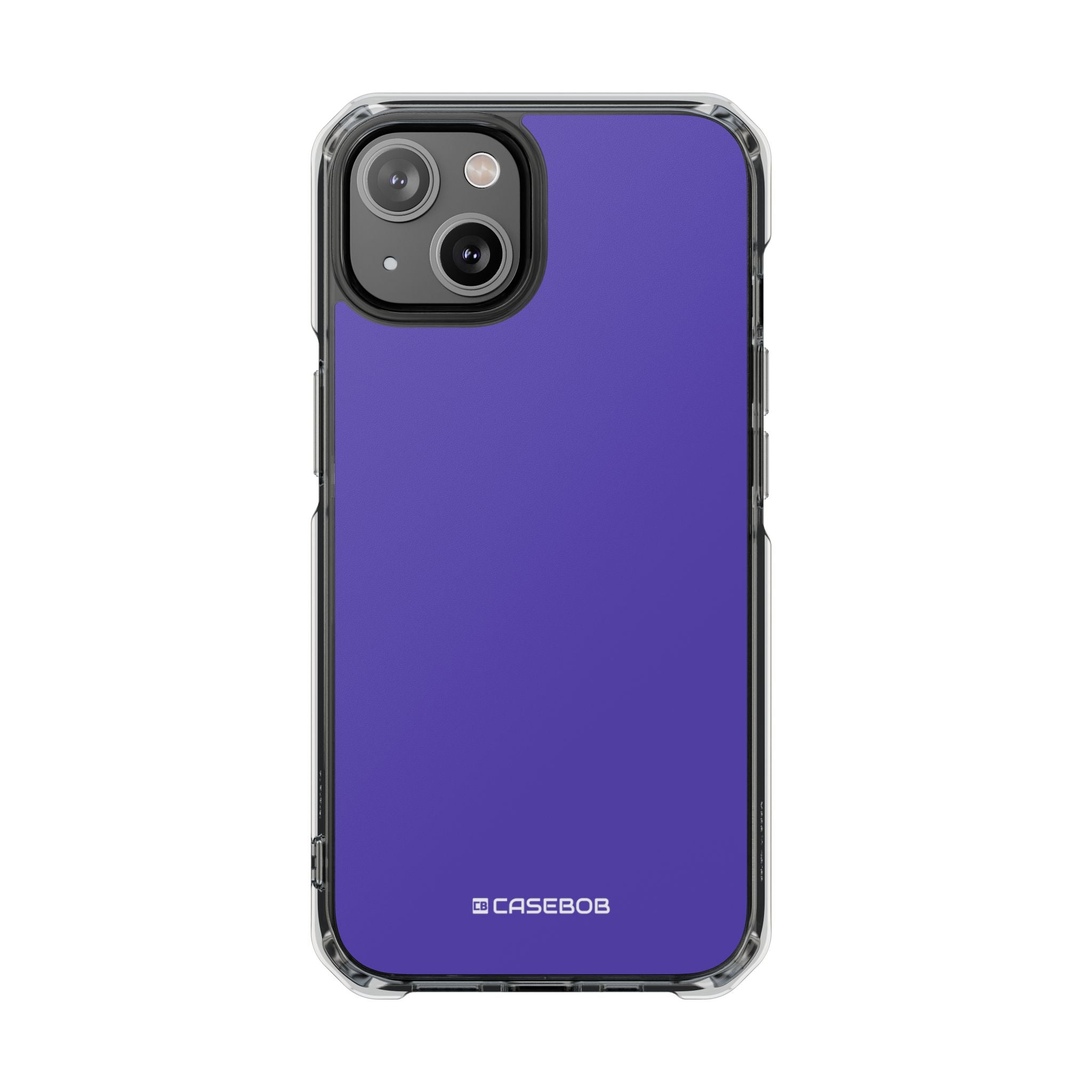 Plump Purple - Clear Impact Case for iPhone