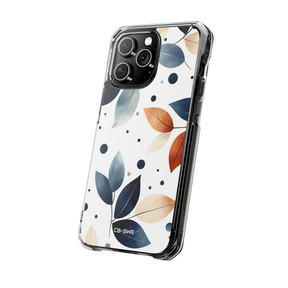 Leaves And Circles iPhone Case - Impact