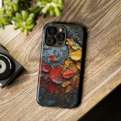 Autumn Peace Leaf Sign - Protective Phone Case