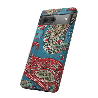 Vintage Paisley Elegance Google Pixel 7 - Tough Phone Case