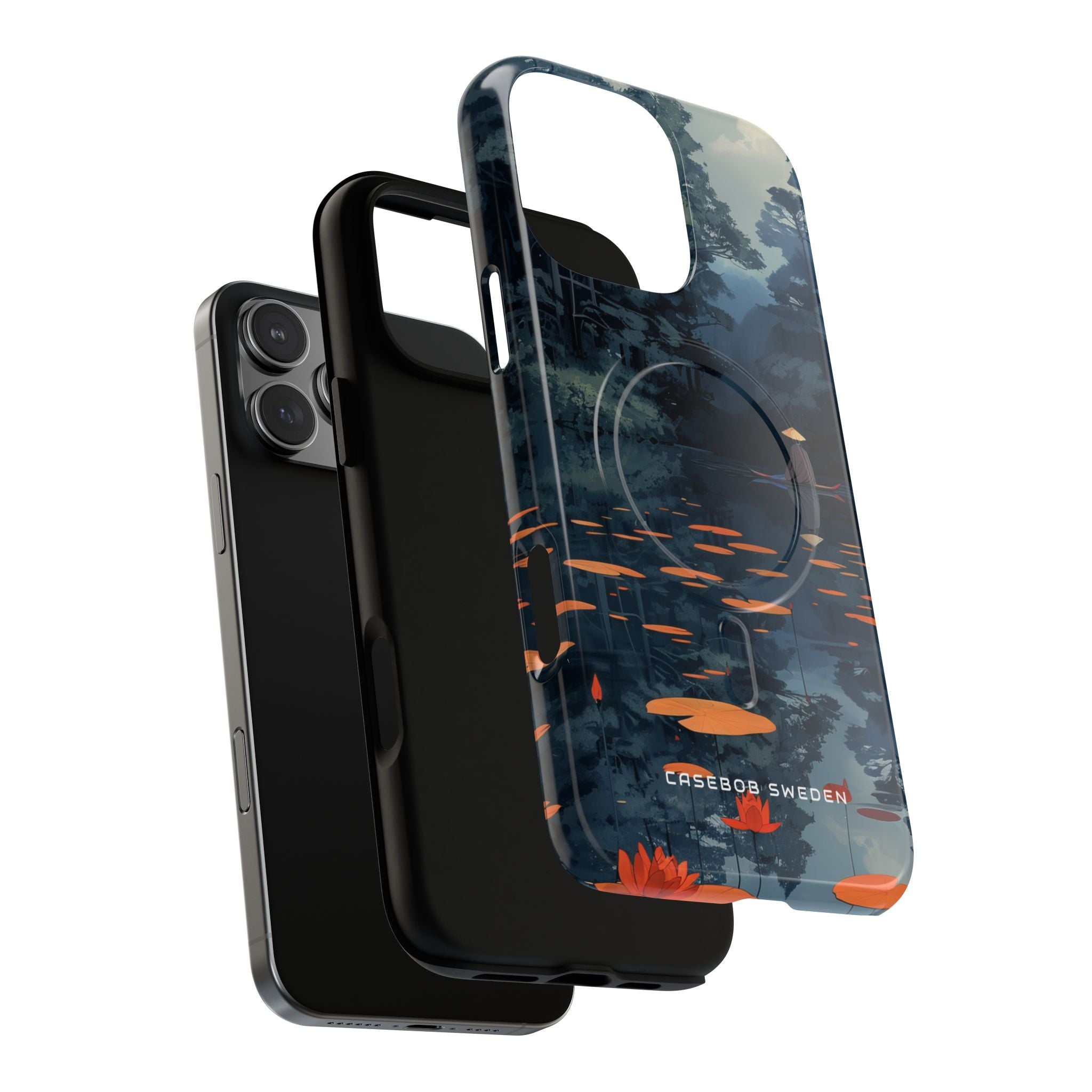 Tranquil Lotus Reflections iPhone 16 | Tough+ Phone Case