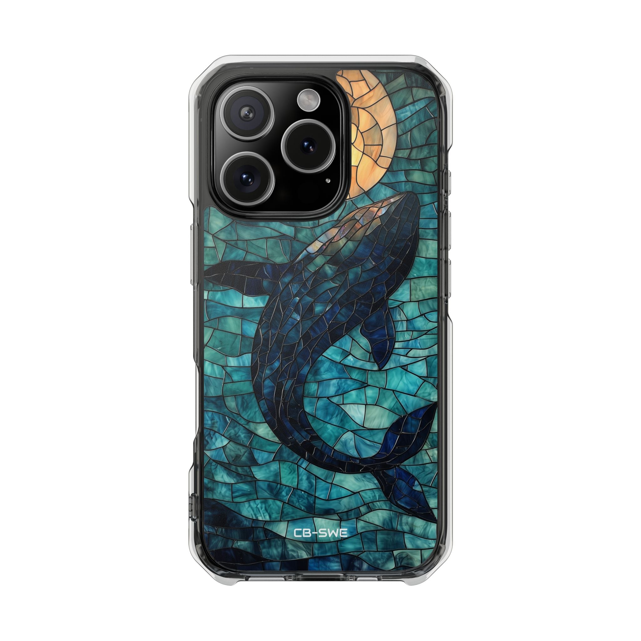 Whale Dives Upward iPhone Case - Impact