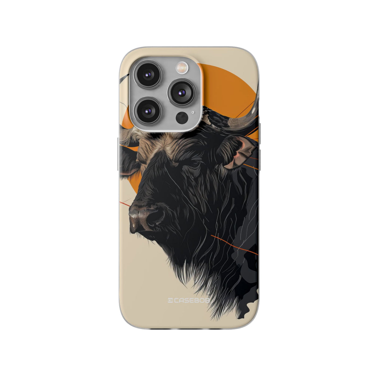 Majestic Buffalo Sun | Flexible Phone Case for iPhone