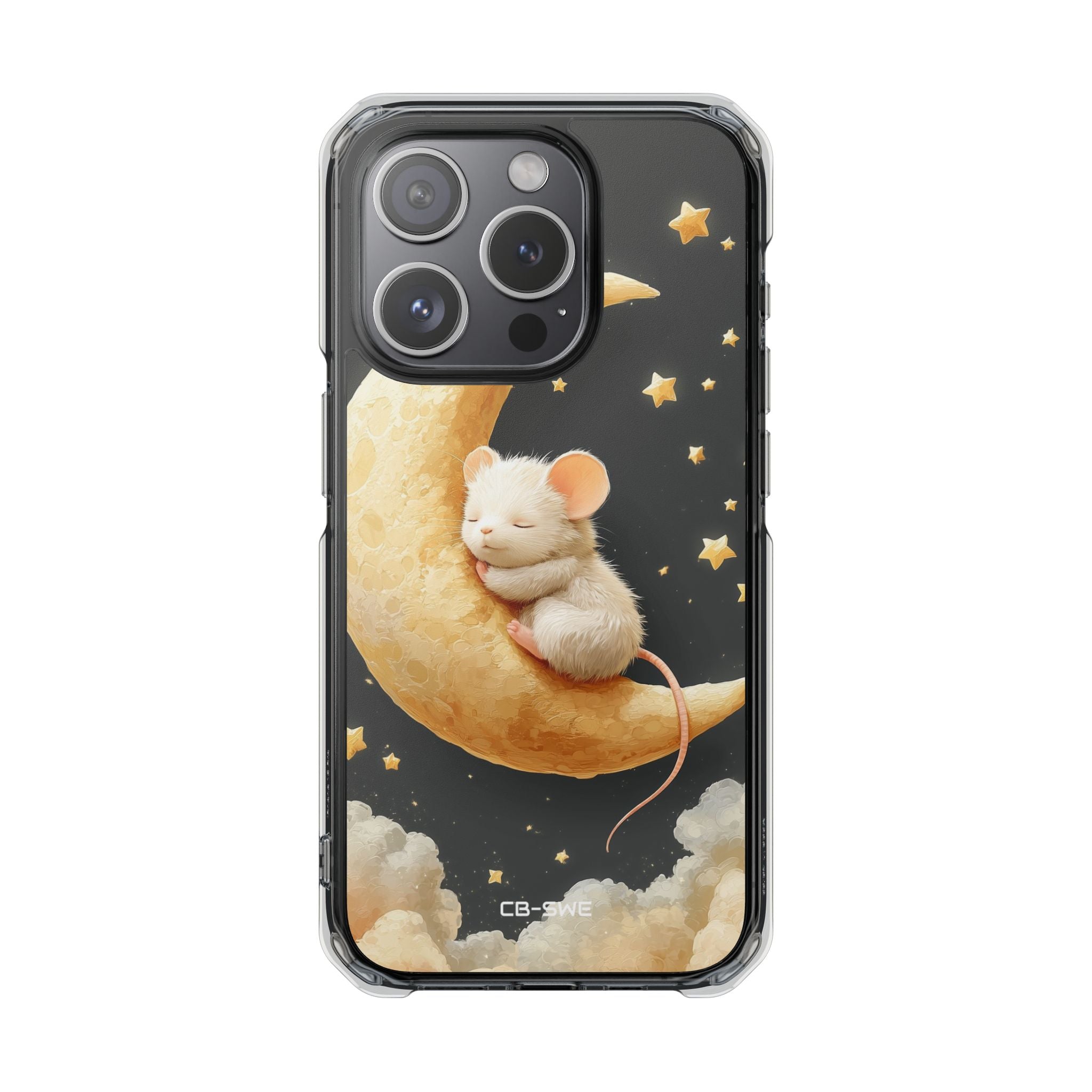 Moon Cradles Mouse iPhone Case - Impact