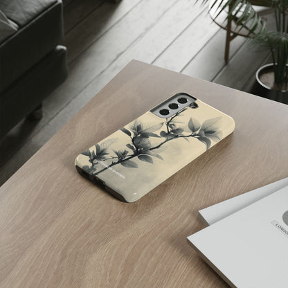 Beige Branch Art - Tough Samsung S22 Phone Case