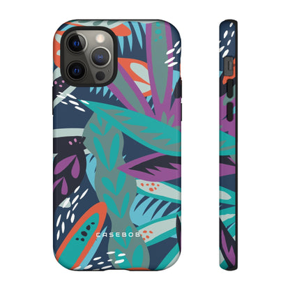 Tropical Leaf Moz - Protective Phone Case