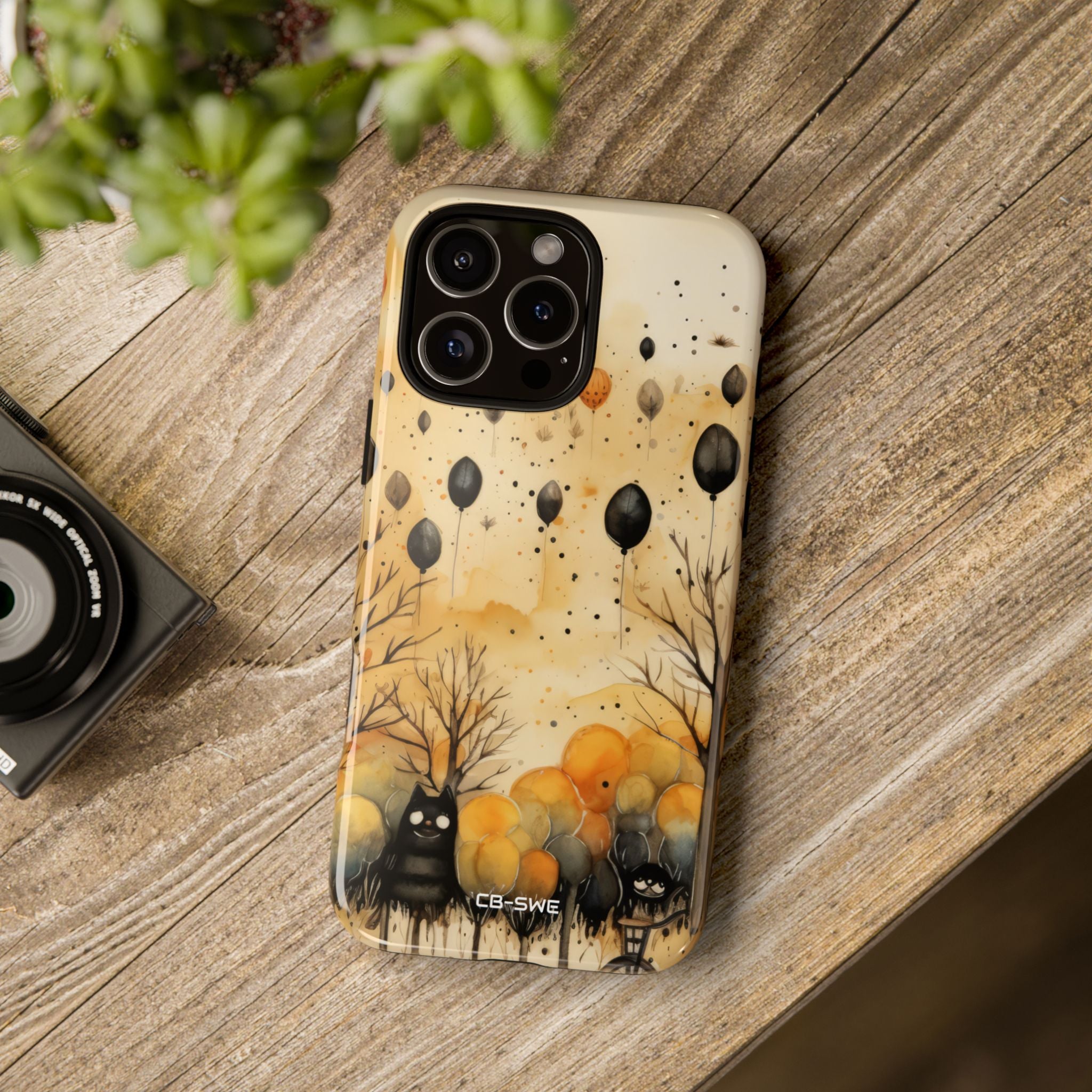 Balloons Drift Skyward - iPhone Case
