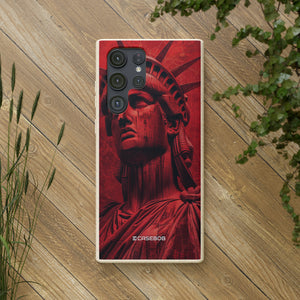 Red Liberty Revolution | Biodegradable Phone Case