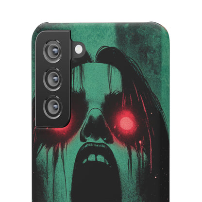 Haunting Glow of Gothic Eyes Samsung S21 - Slim Phone Case