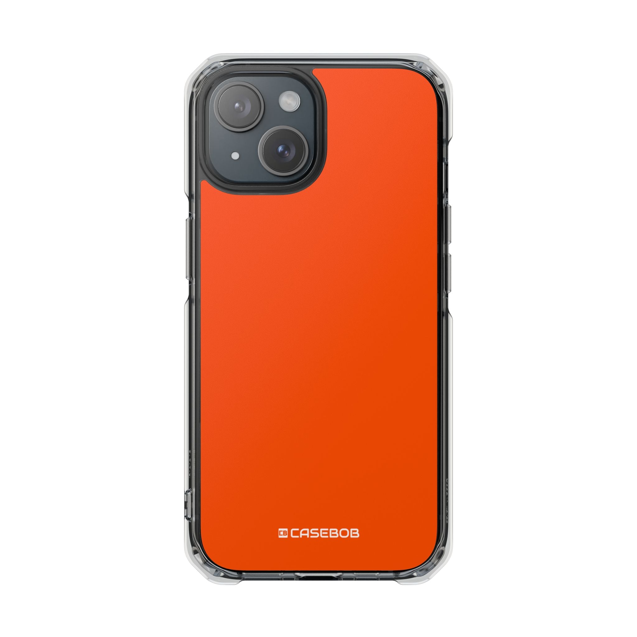 International Orange - Clear Impact Case for iPhone