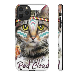 Red Cloud Cat - Protective Phone Case