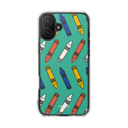 Crayons Dance Playfully iPhone Case - Impact