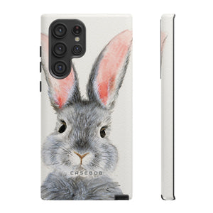 Watercolor of Fluffy Rabbit - Protective Phone Case