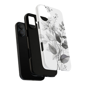 Botanical Elegance in Monochrome - for iPhone 16