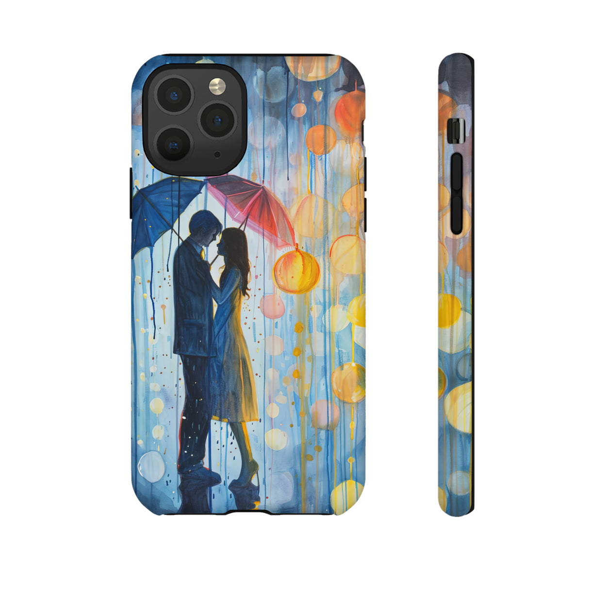 Rainy Day Love Umbrellas - Protective Phone Case