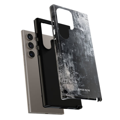 Textured Blackscape Samsung S24 Ultra Case - Tough