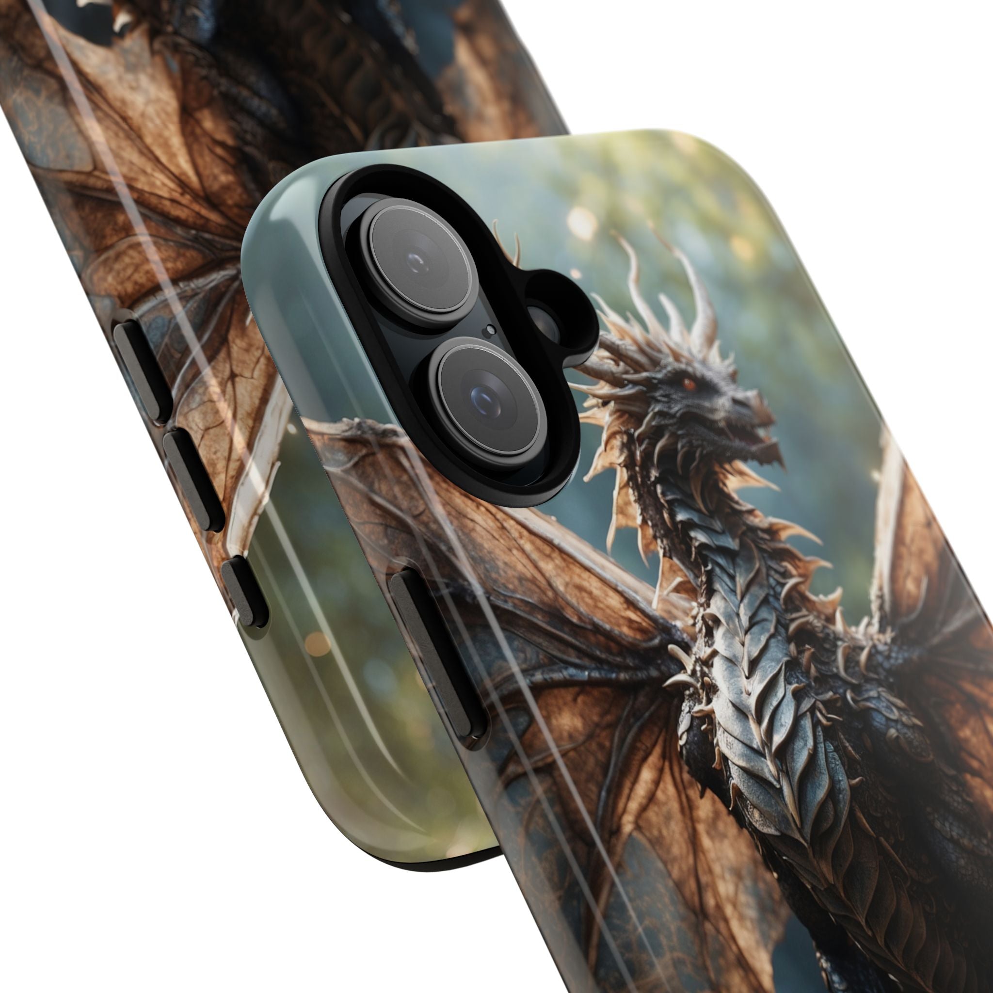 Majestic Dragon Glows - iPhone Case