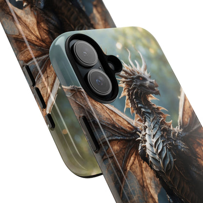 Majestic Dragon Glows - iPhone Case