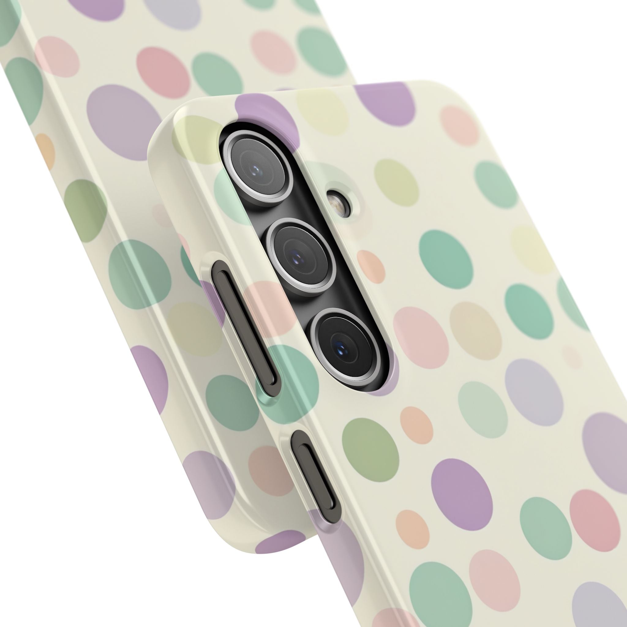 Playful Pastel Polka Dots - Slim Samsung S24 Phone Case