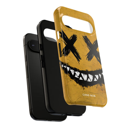 Jagged Smile Yellow Google Pixel 9 Pro Case - Tough