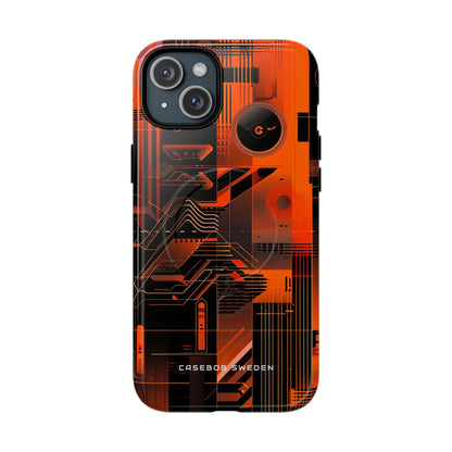 Gradient Circuitburst iPhone 15 | Tough+ Phone Case