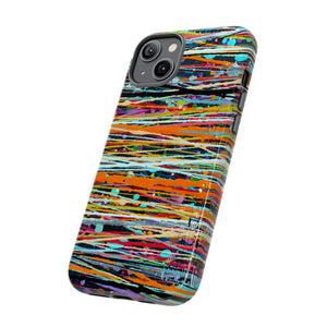 Oil painting - Stripe - Protective Phone Case