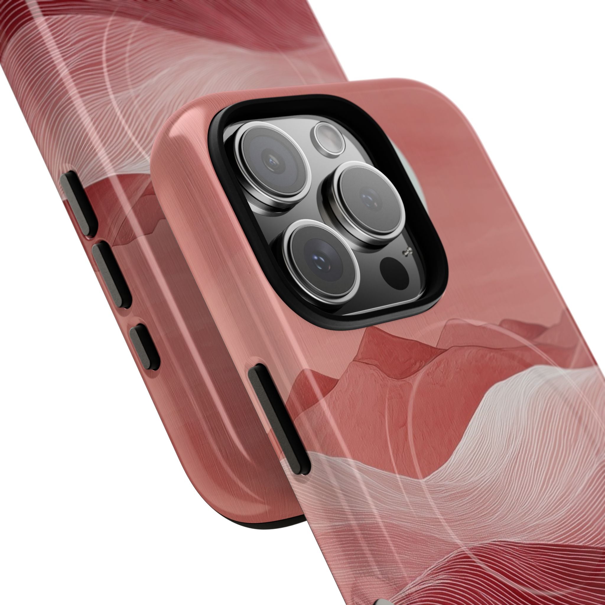 White Orb Dunes iPhone 16 Pro Case - Tough+