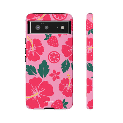 Tropical Hibiscus Harmony - Google Pixel Case