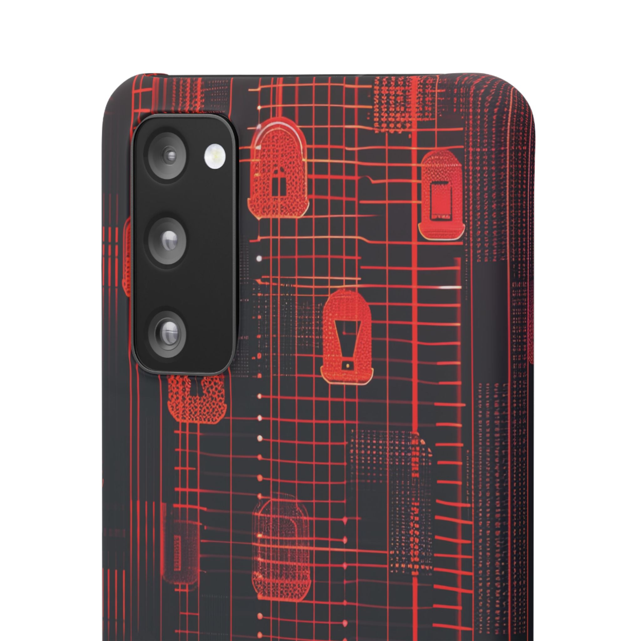 Gradient Cyber Lock Samsung S20 - Slim Phone Case