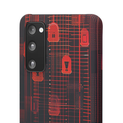 Gradient Cyber Lock Samsung S20 - Slim Phone Case