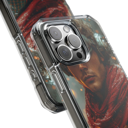Futuristic Steampunk Explorer iPhone 16 - Impact Clear+
