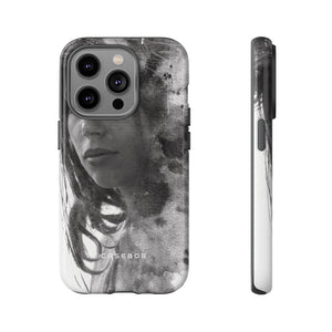 Portrait Lady Phone Case - Protective - Protective Phone Case