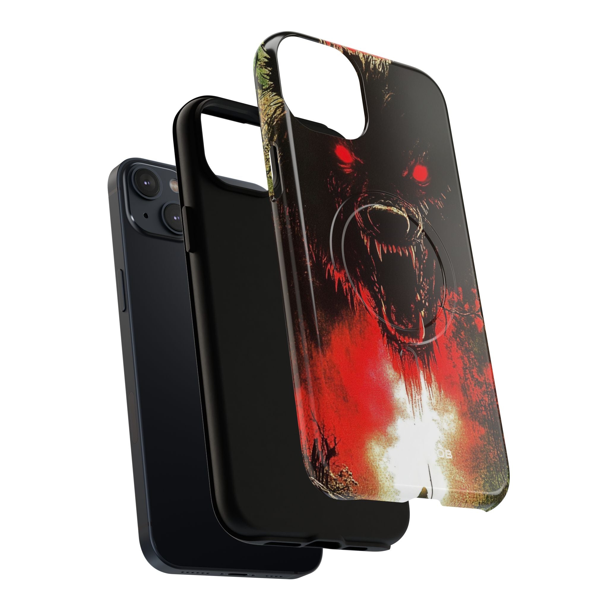 Crimson Wolf iPhone 14 Plus Case - Tough+