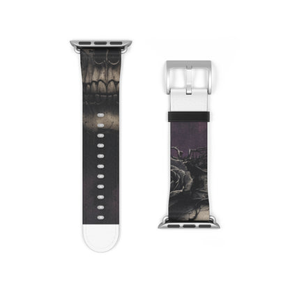 Winged Skull Rose - Watch Band