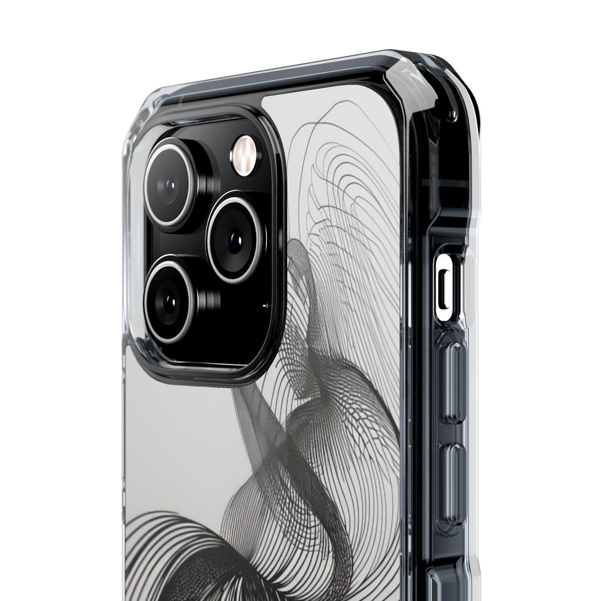 Fluid Elegance – Handyhülle für iPhone (Clear Impact – Magnetisch) 