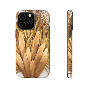 Gold Feather - Protective Phone Case