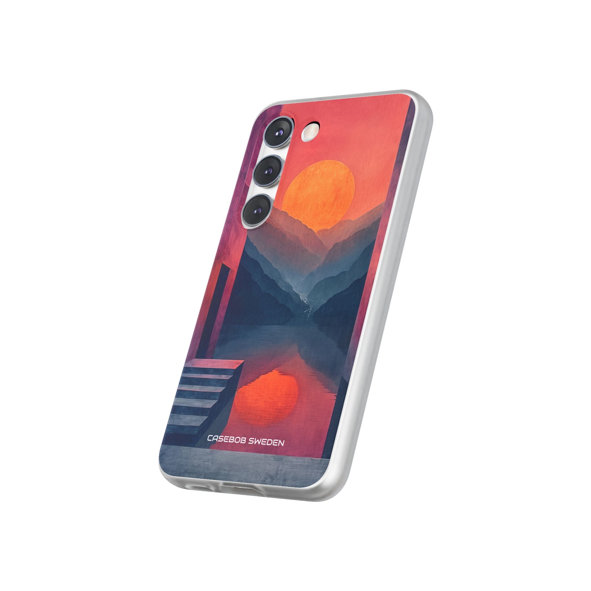 Surreal Sunset Landscape - Flexi Samsung S23 Phone Case