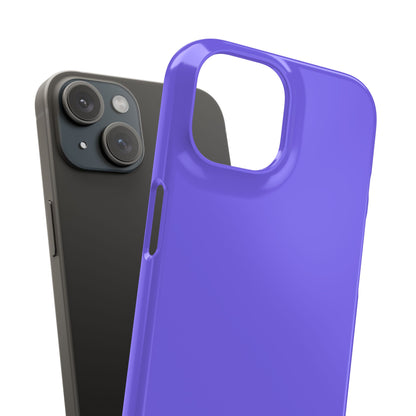 Medium Slate Blue iPhone 15 - Slim Phone Case