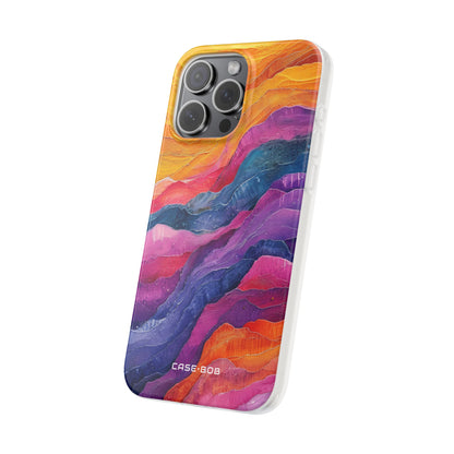 Vibrant Flow iPhone 15 Pro Max Case - Soft