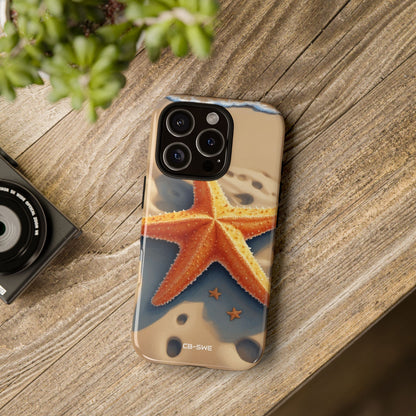Starfish Rests On Sand - iPhone Case