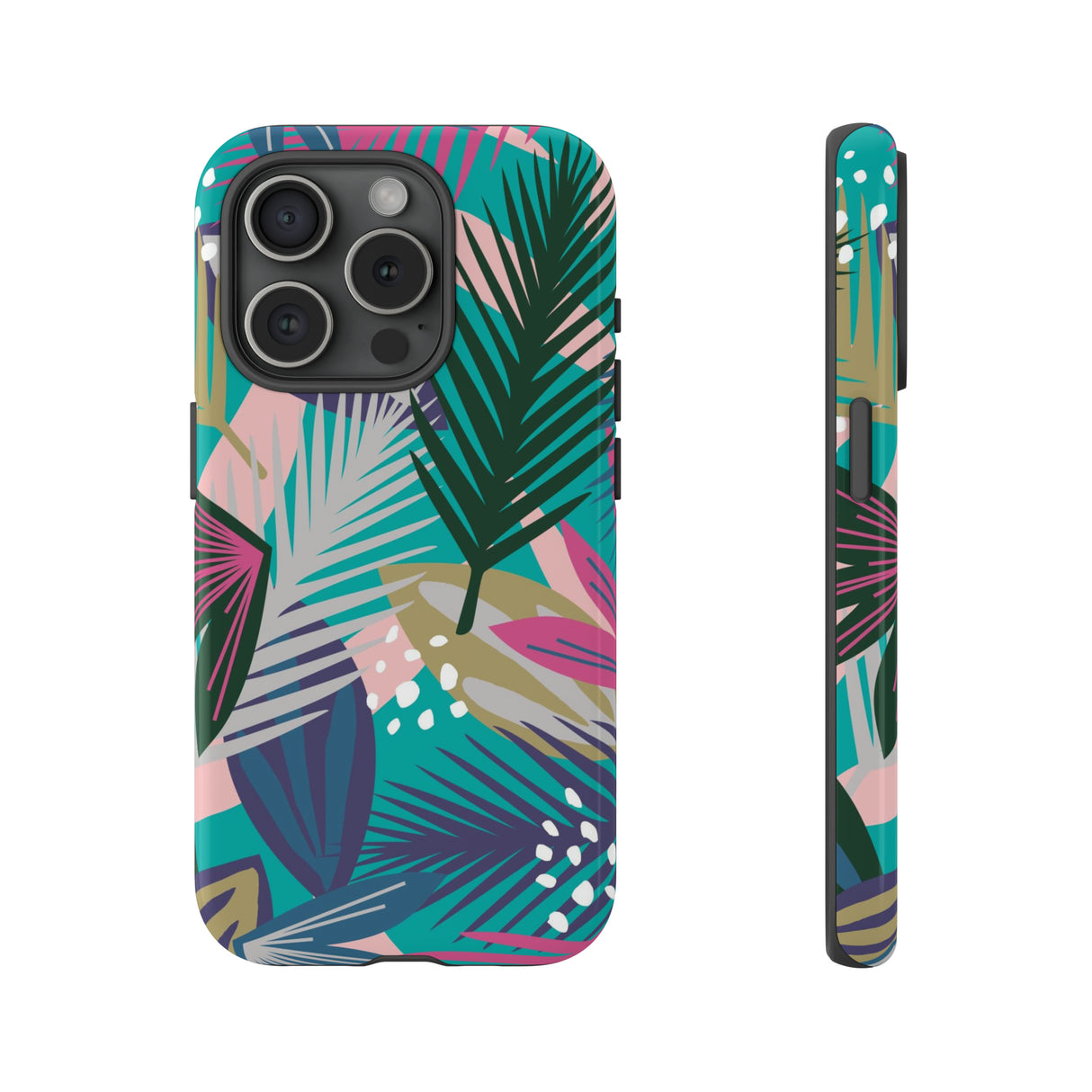 Tropical Leaf Loki - Protective Phone Case