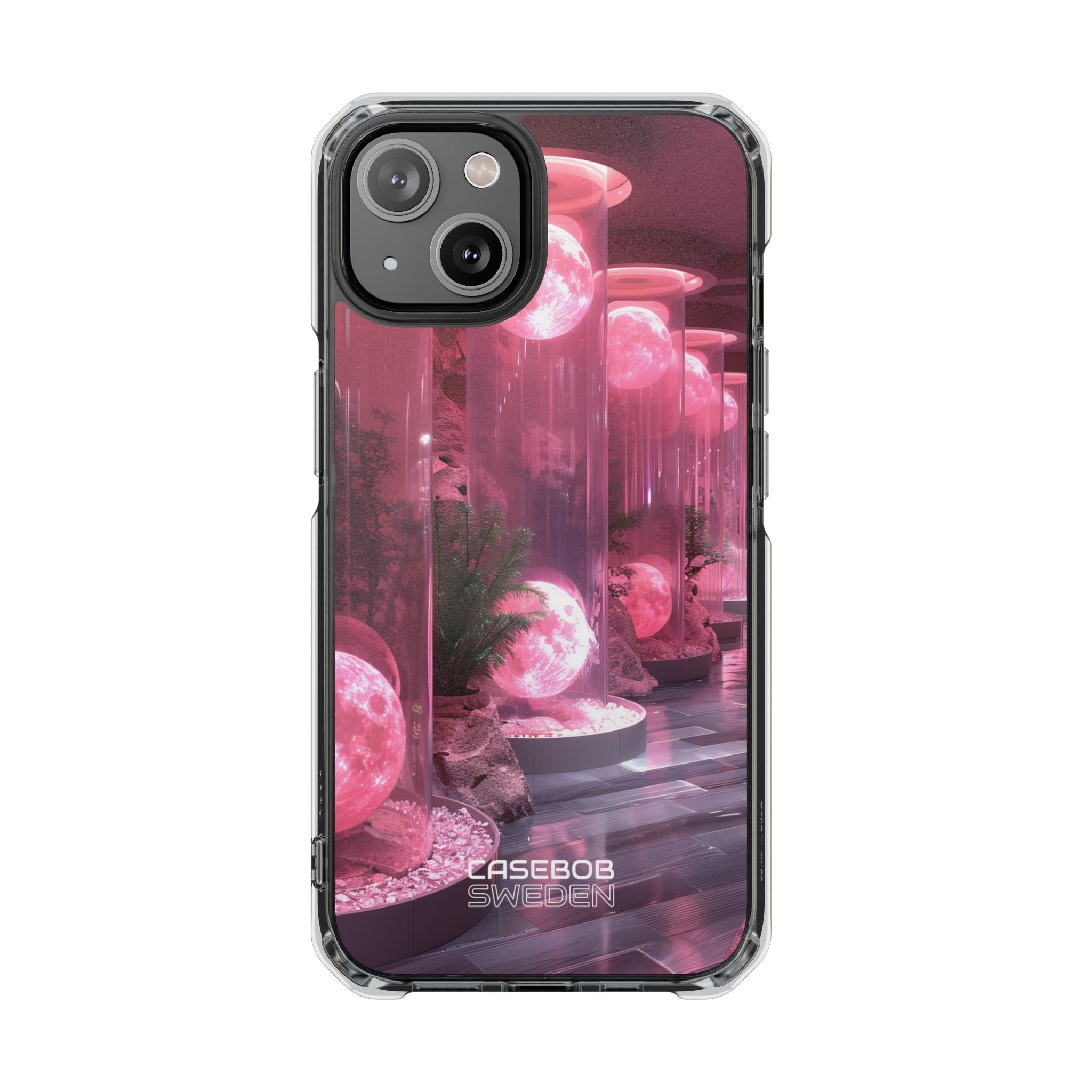 Futuristic Moon Garden iPhone 14 - Impact Clear+