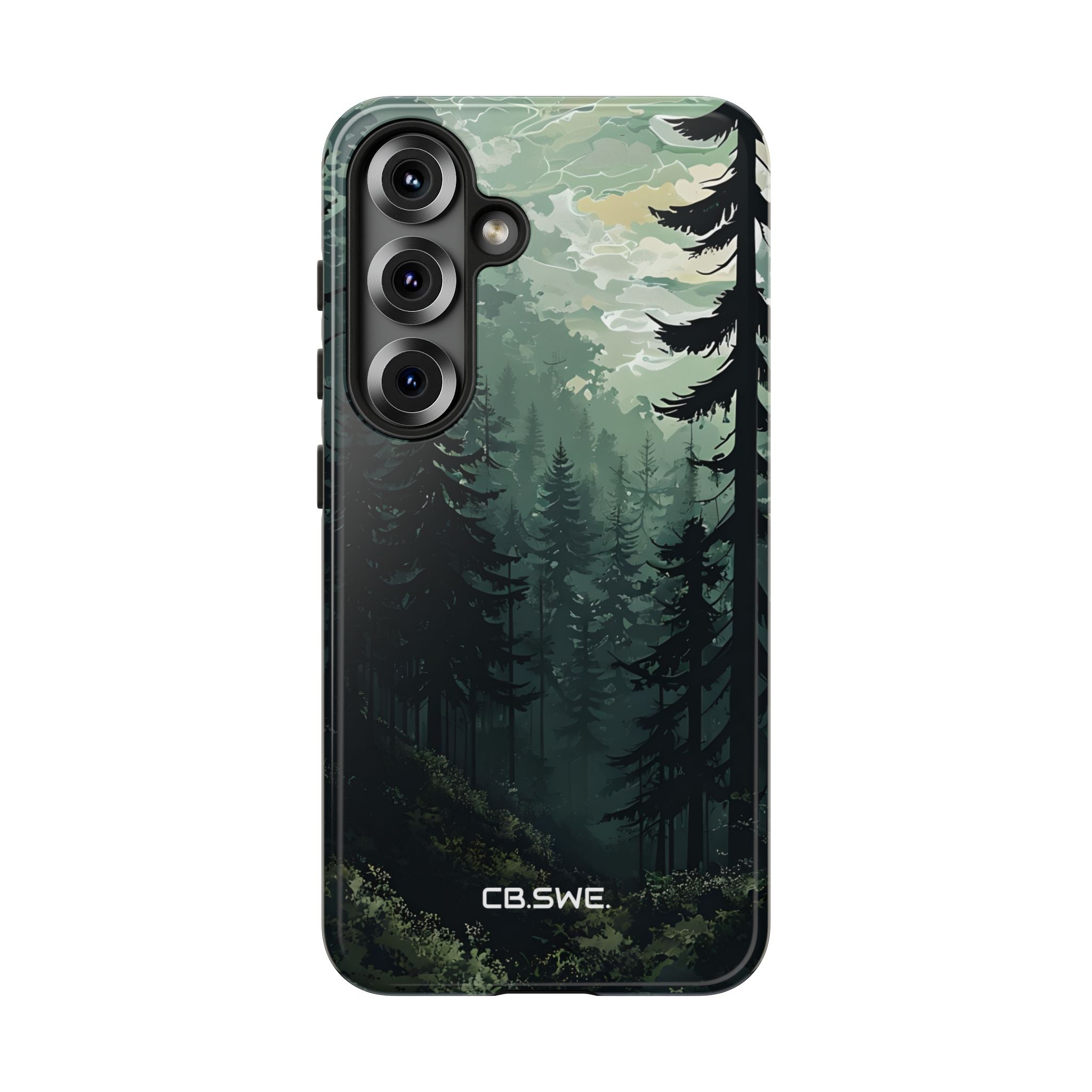 Serene Forest Landscape Phone Cover Samsung S25 - Tough