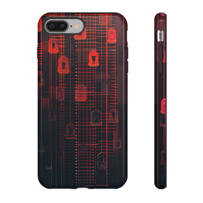 Encryption Aura: Security Gradient - Protective Phone Case