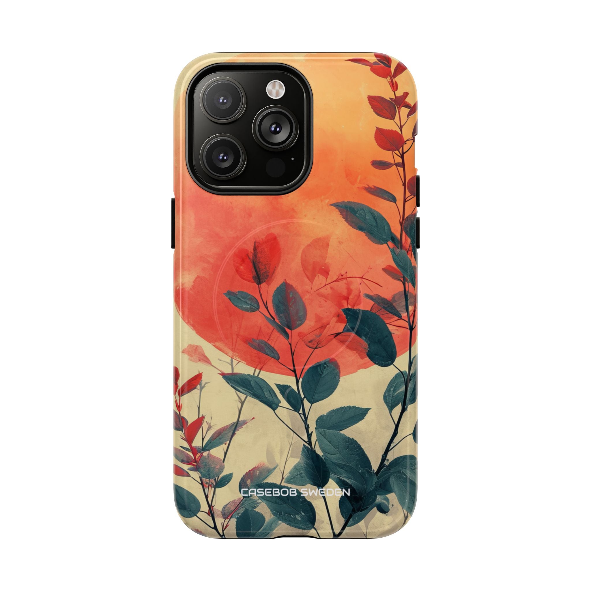 Orange Sun Harmony - Tough + MagSafe® iPhone 14 Phone Case