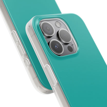 Light Sea Green iPhone 15 - Flexi Phone Case