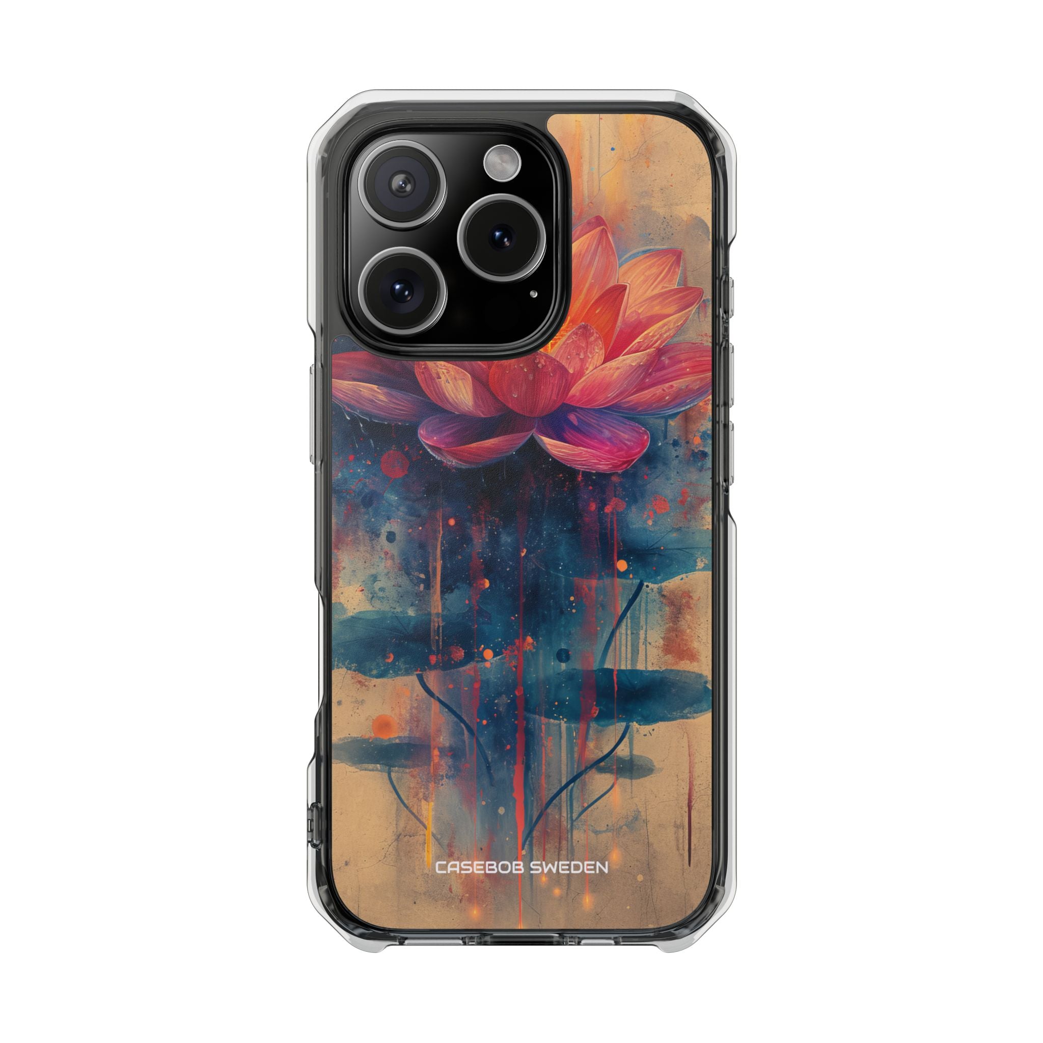 Lotus Blossom Art - Clear Impact iPhone 16 Phone Case